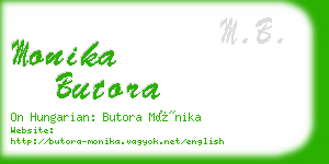 monika butora business card
